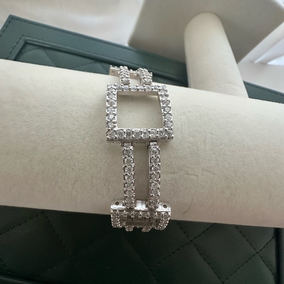 Sterling silver Geometric Bracelet - Picture 3 of 9